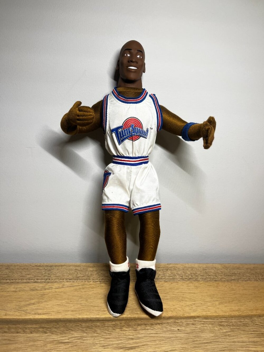 Doll MICHAEL JORDAN MJ SPACE JAM Tune Squad 12" Cloth Posable Warner Bros 1996